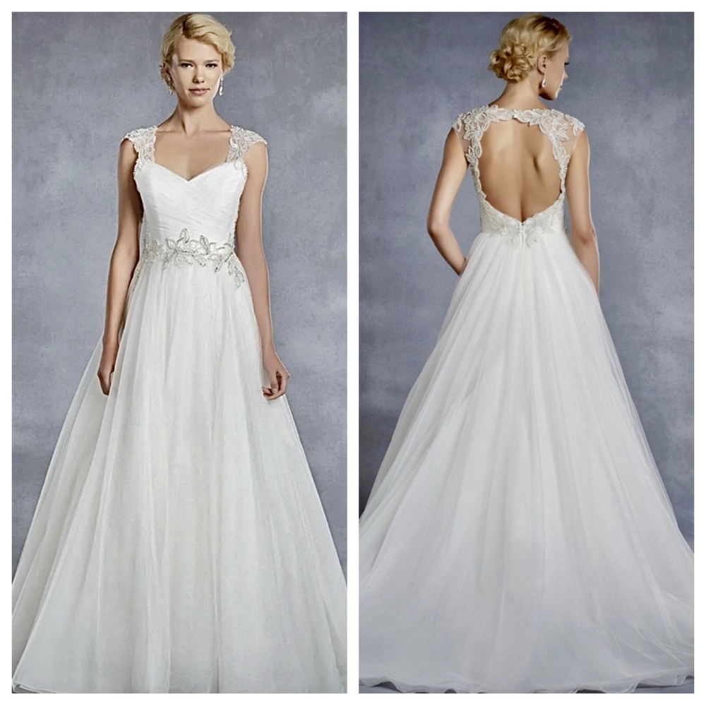 Enzoani Halifax Sample Gown Wedding Dress Ivory NWT!